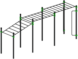 Воркаут ЛОВ 108 зеленый ВТ 102.11-02, фото 3