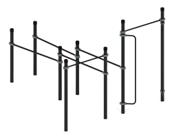 Воркаут ЛОВ 89 серый ВТ 101.16-03, фото 4