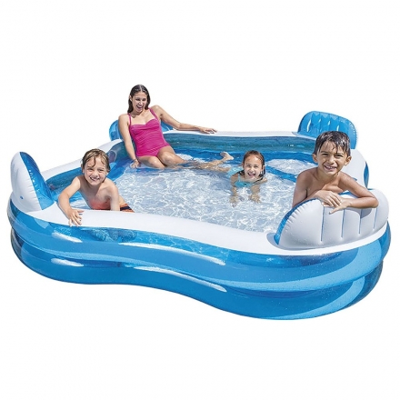 56475NP Бассейн надувной "Swim center™ family lounge pool", 299х299х66см, фото 1