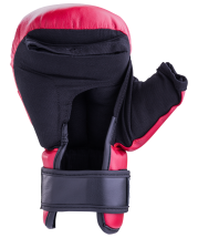 Перчатки для рукопашного боя HSIF RF3108, 8oz, к/з, красный