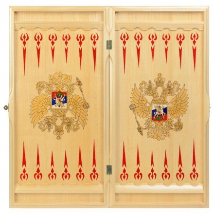 Нарды резные ручной работы "Россия Рулит", фото 1