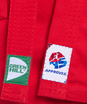 Куртка для самбо JS-303, красная, р.6/190