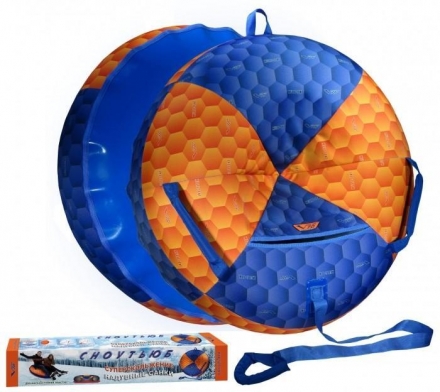 Сноутьюб СУПЕРСКОЛЬЖЕНИЕ МУЛЬТИ-ТЕНТ средний с сиденьем, фото 1