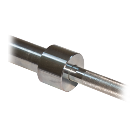 Гриф олимпийский прямой 86", до 450 кг, хромированный (класс-ZINK), фото 5