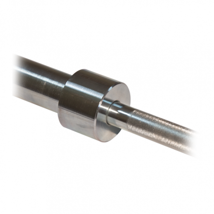 Гриф олимпийский прямой 86", до 450 кг, хромированный (класс-ZINK), фото 2