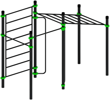 Воркаут ЛОВ 108 зеленый ВТ 102.12-02, фото 2