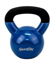 Гиря чугунная с виниловым покрытием SportElite 8 кг