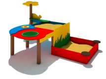 Песочница ДГМ Ёжик для детской площадки