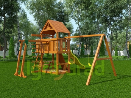Детская площадка IgraGrad Шато с рукоходом (Дерево), фото 5