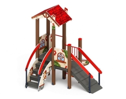 Детская игровая площадка В гостях у сказки ДИК 1.05.01-03.С H=900, фото 2