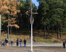 Медная скульптура Торнадо Увеличенный размер