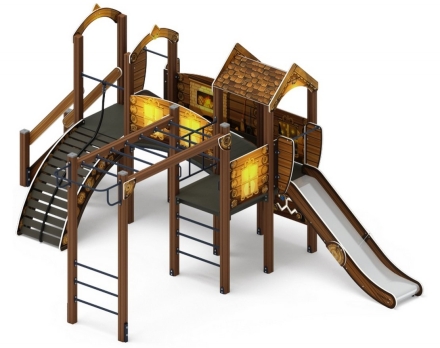 Детская игровая площадка Рада (Эко) Н 1200 ДИК 2.01.2.08-32, фото 2