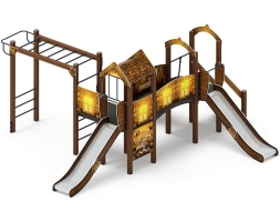 Детская игровая площадка Рада (Эко) Н 1200 ДИК 2.01.2.08-32, фото 1