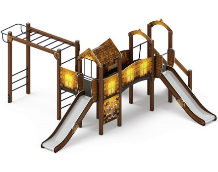 Детская игровая площадка Рада (Эко) Н 1200 ДИК 2.01.2.08-32, фото 1