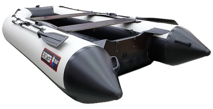 Лодка ПВХ Хантер 335 А Лайт надувная под мотор, фото 2