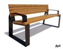 Парковая скамейка Подольск, Сосна 1,2 м Парковая скамейка Подольск, Сосна 1,2 м