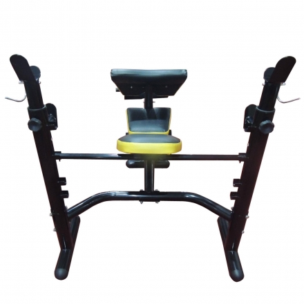 Скамья со стойками под штангу DFC D730, фото 2