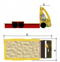Песочница Romana Грузовик 111.24.00 для детской площадки