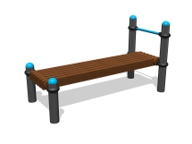 Скамья для пресса прямая, серия WorkOUT ФК032.01.11