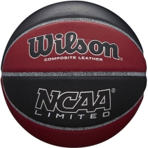 Мяч баск. WILSON NCAA Limited, арт.WTB06589XB07, р.7, композит, бут.камера, бордово-черный