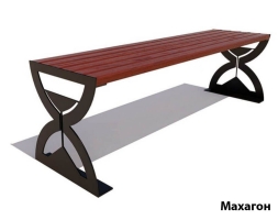 Парковая скамейка Часы, Сосна 1,2 м, фото 5 Парковая скамейка Часы, Сосна 1,2 м, фото 5