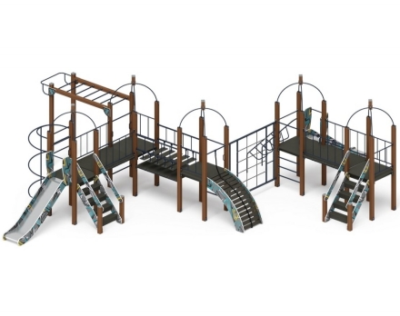 Детская игровая площадка Навина Н 1200 ДИК 2.09.08-01, фото 2