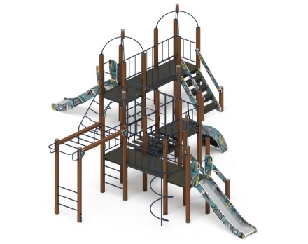 Детская игровая площадка Навина Н 1200 ДИК 2.09.08-01, фото 3