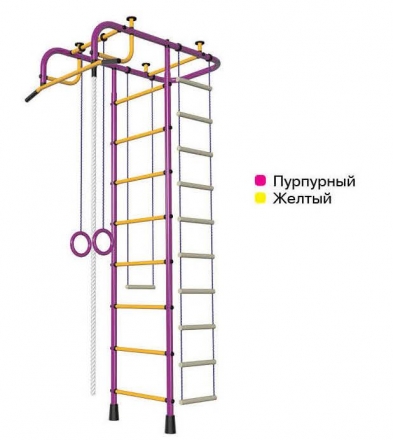 Спортивный комплекс Пионер АМ пурпурно/жёлтый, фото 1