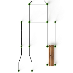 Воркаут ЛОВ 108 зеленый ВТ 102.13-02, фото 5