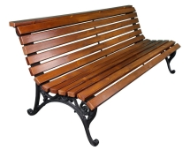 Скамейка Алушта, Лиственница 1,8 м Скамейка Алушта, Лиственница 1,8 м