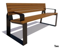 Парковая скамейка Подольск, Сосна 1,5 м Парковая скамейка Подольск, Сосна 1,5 м