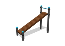 Скамья для пресса наклонная, серия WorkOUT ФК033.01.11