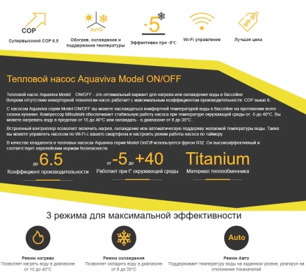 Тепловой насос Aquaviva Model 9 кВт, фото 3