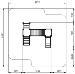 Детская игровая площадка Карапуз Граффити ДИК 1.001.06-03 Н=750, фото 6