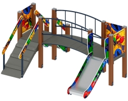 Детская игровая площадка Карапуз Граффити ДИК 1.001.06-03 Н=750, фото 1