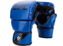 (UFC Перчатки MMA для спарринга 8 унций синие S/M)