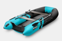 GLADIATOR E 330 SL AIR SPORT Черно-бирюзовый моторная лодка ПВХ