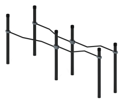 Воркаут ЛОВ 108 серый ВТ 102.17-03, фото 3