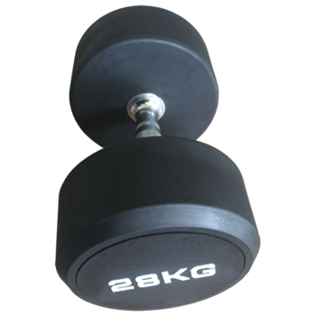 Гантель фиксированная,обрезиненная 12 кг. (74012-12) , фото 1