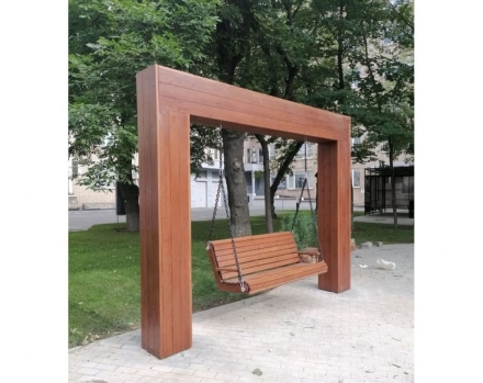 Диван-качели Софт 1 лиственница, фото 2