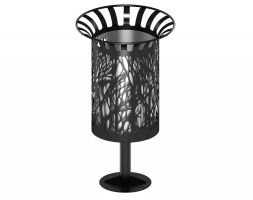 Урна Порядок 5 с баком (под анкера). С логотипом, фото 1 Урна Порядок 5 с баком (под анкера). С логотипом, фото 1