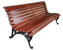 Скамейка Алушта, Лиственница 1,2 м Скамейка Алушта, Лиственница 1,2 м