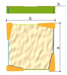 Песочница Romana 109.26.00 для детской площадки, фото 4