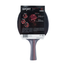 Ракетка для н/т TORRES Sport 1*, арт.TT0005, для любителей, накладка 1,5 мм, конич. ручка Ракетка для н/т TORRES Sport 1*, арт.TT0005, для любителей, накладка 1,5 мм, конич. ручка