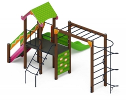 Детская игровая площадка Лукоморье ДИК 2.25.05-01 H=1200, фото 3