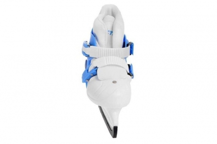 PW-219-2 коньки раздвижные р.33-36 (голубой/белый), фото 2