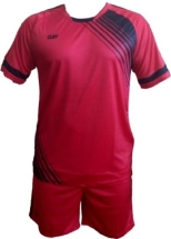 Форма футбол 88003 CLIFF красно-черная S