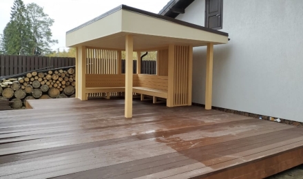 Прямоугольная беседка МОНБЛАН, фото 1