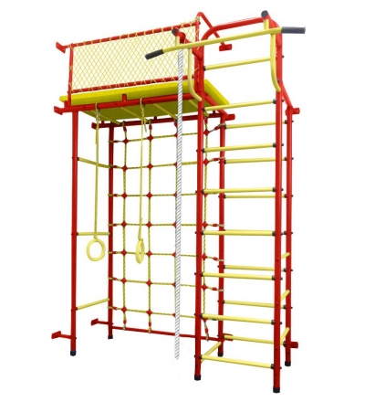 Детский спортивный комплекс Пионер 10С красно/жёлтый, фото 1