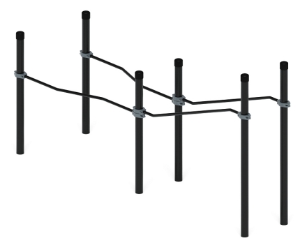 Воркаут ЛОВ 89 серый ВТ 101.20-03, фото 3